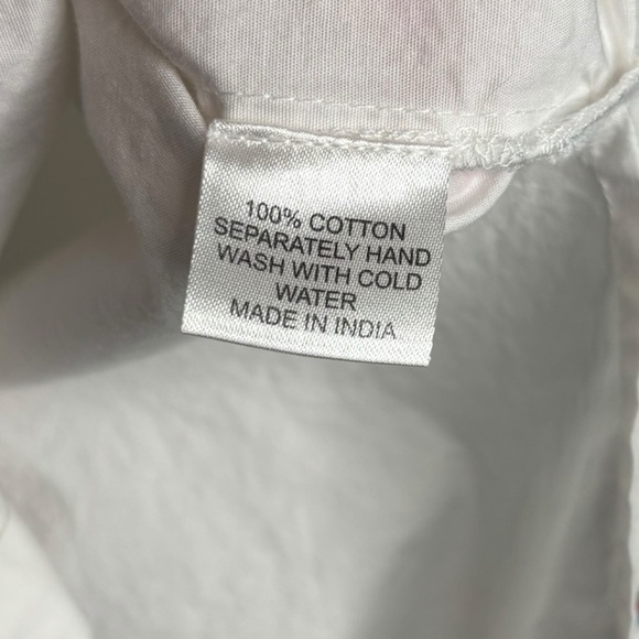 Vintage Collection Western Embroidered Oversized Button Front Cotton Blouse Med - Picture 6 of 11